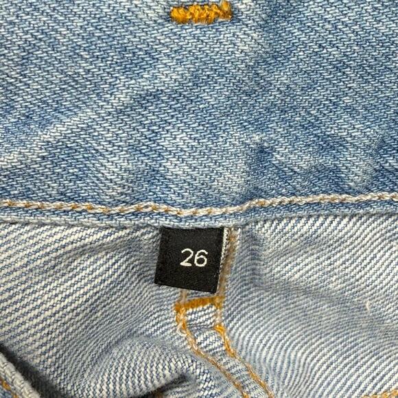 Goldsign | High-Rise Wide-Leg Jeans | Blue Wash | Size 26 - Picture 9 of 16